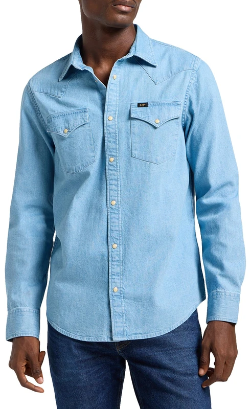 Lee Regular Western Shirt, Lakeside Wash, 5XL