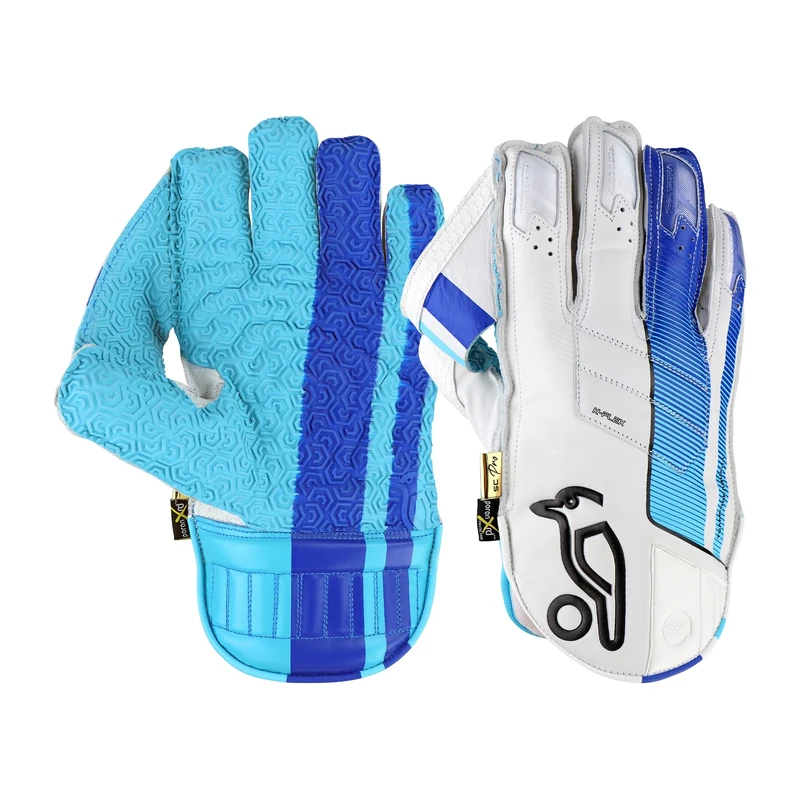Kookaburra SC Pro Wicket Keeping Gloves, Size Over Sized Adult, Blue/White