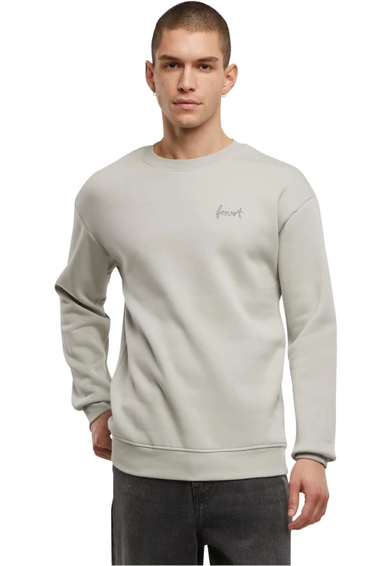 Forvert Men's Sweat Crewneck Carlsbad Sweatshirt, Light Asphalt, 3XL