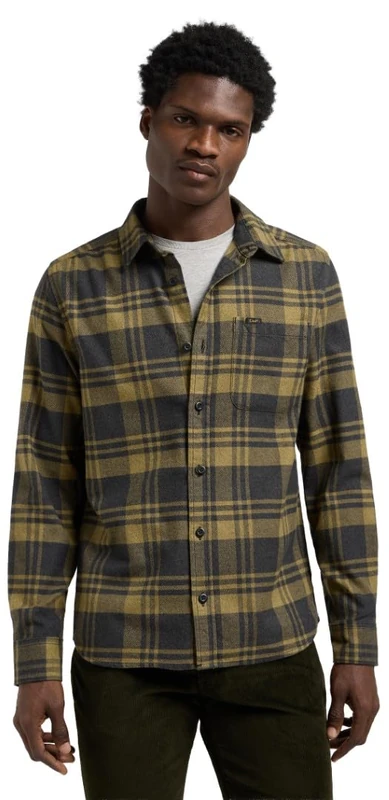 Lee Men's Leesure Shirt, Moss Garden Jaspe, XXL - Image 1