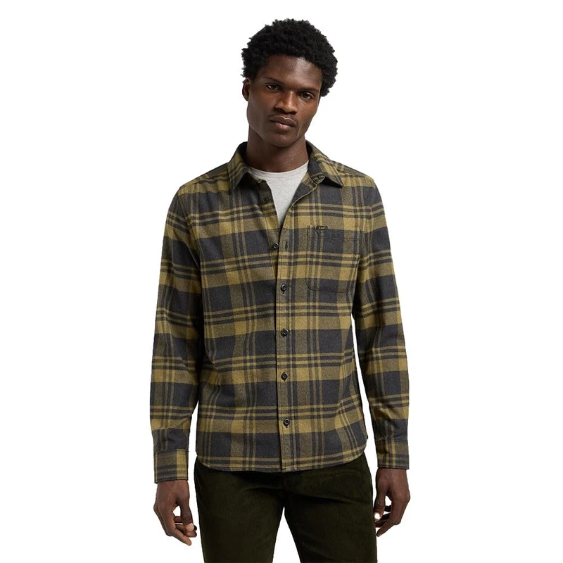 Lee Sure Shirt, Moss Garden Jaspe, S