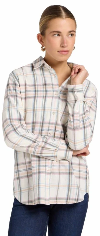 Lee Women's All Purpose Shirt, Plumberry Plaid, M