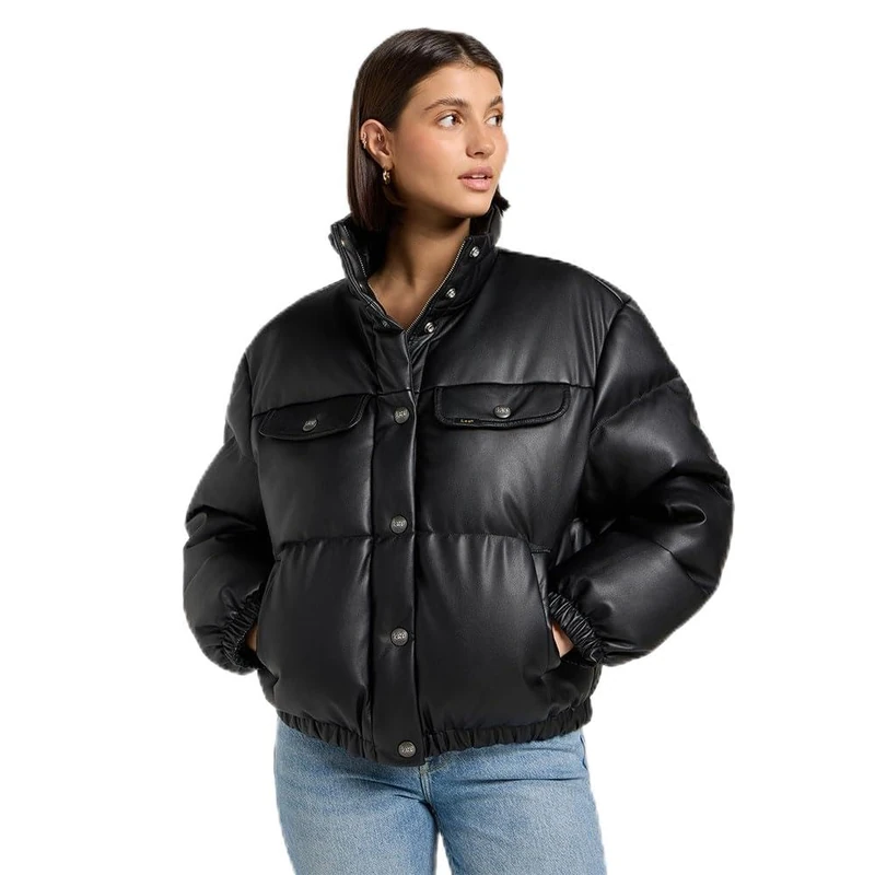 Lee Women's Rider Puffer Jacket, Unionall Black, S