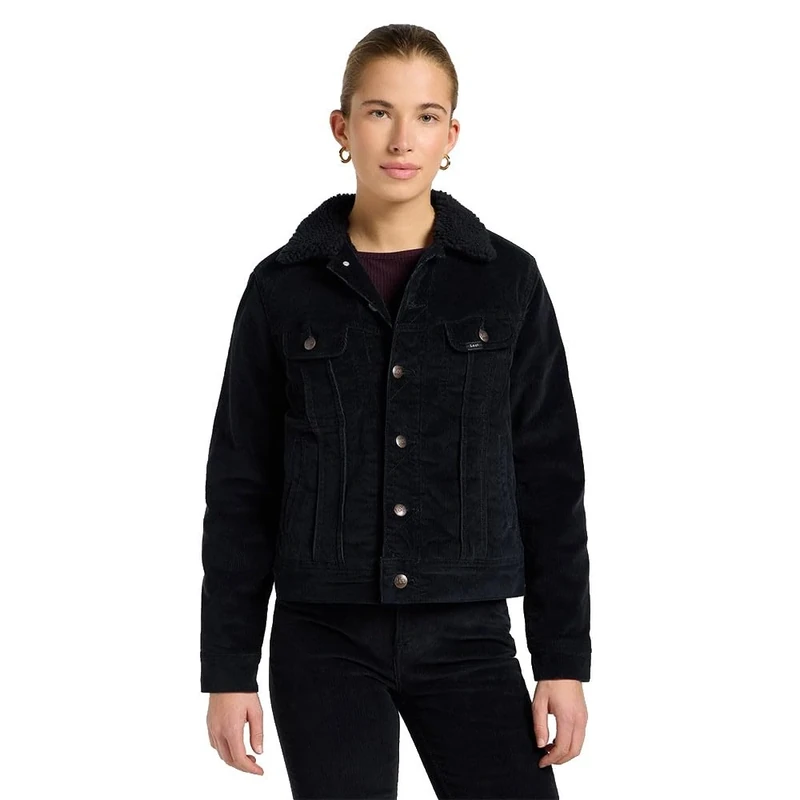 Lee Sherpa Rider Jacket, Unionall Black, M