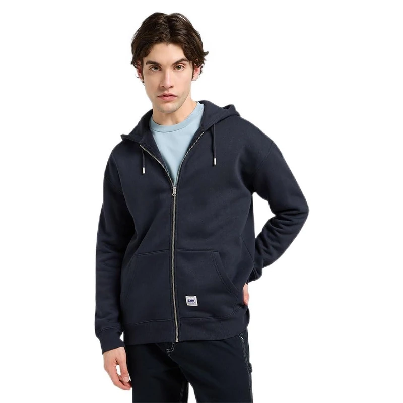 Lee WW Full Zip Hoodie, Rebel Navy, S