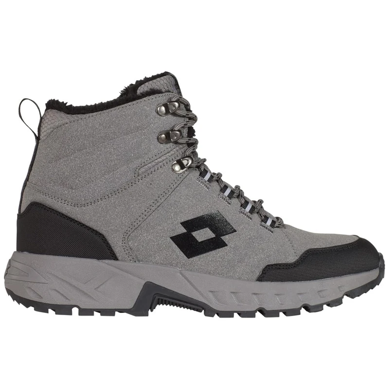 LOTTO Men's Ketcham FUR XL Half Length Boots, Grey/Black, 47 EU, Grey black, 12.5 UK