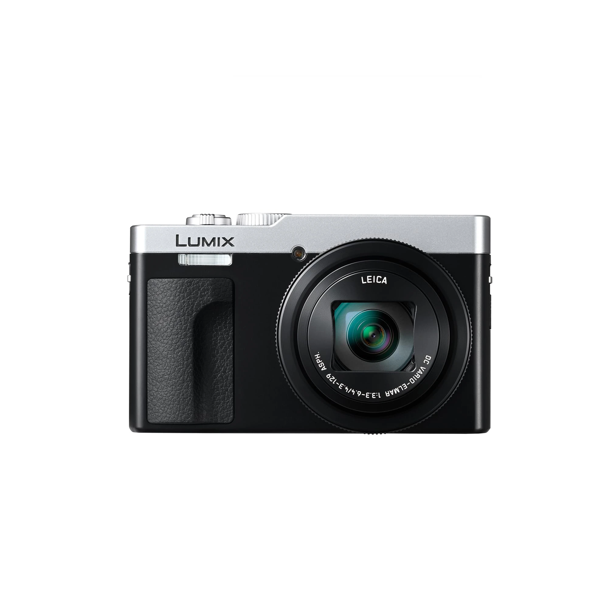 Panasonic LUMIX DC-TZ99E-S Compact Travel Zoom Camera, LEICA DC Lens, 30x Zoom, 20.3MP, 4K 30p Video, Tiltable Monitor, Wi-Fi, Bluetooth, Silver