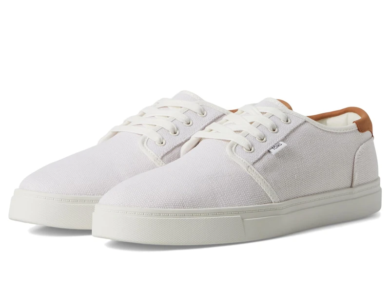 TOMS Men's Carlo 2.0 Sneaker, White Legacy Canvas, 9.5 UK - Image 1