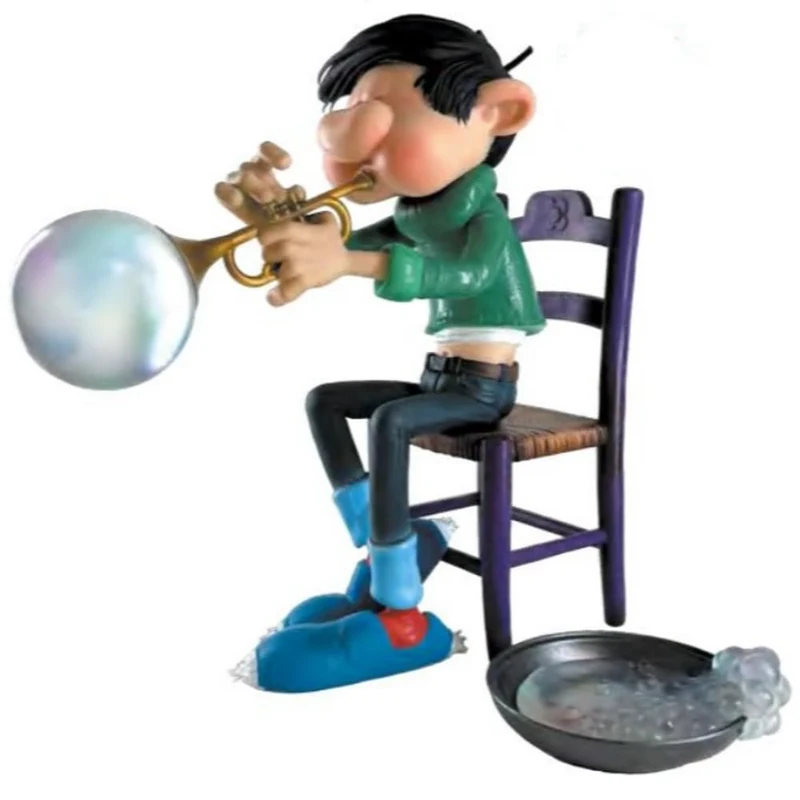 COLLECTOYS PLASTOY : GASTON - FIGURE - GASTON INVENTION: THE SOAP BUBBLE TRUMPET