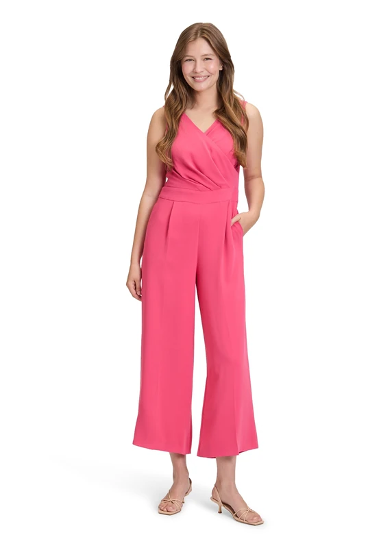 Vera Mont Women's Jumpsuit, Claret Red, 18
