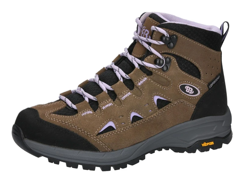 Brütting Unisex's Mount Bear High Trekking Boots, Brown Purple, 5 UK