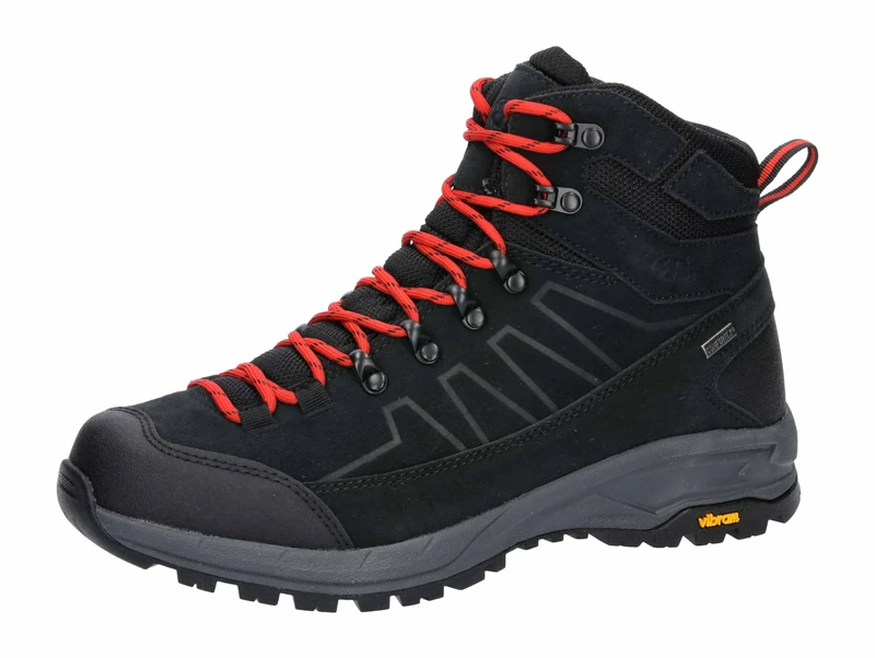 Brütting Unisex Mount Sellery Trekking Boots, Black/Red, 40 EU, black red, 8 UK