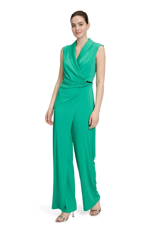 Vera Mont Women's 5068/4589 Jumpsuit, Strong Emerald, 10 - Image 1