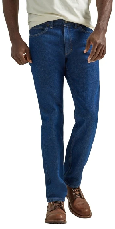 Lee Men's Legendary Regular Straight Fit Straight Leg Jeans, Pepper Prewash, 32 W/30 L