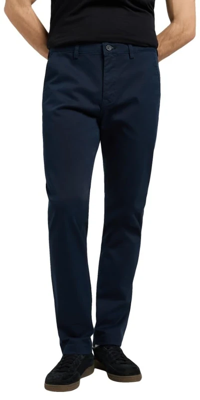 Lee Men's Regular Chino Jeans Regular Straight Fit Straight Leg, Rivet Navy, 29 W/32 L