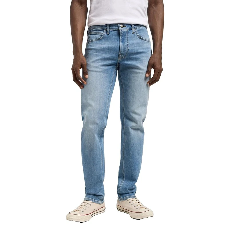 Lee Men's Daren Zip Regular Straight Fit Straight Leg Jeans, Beaming, 38 W/32 L