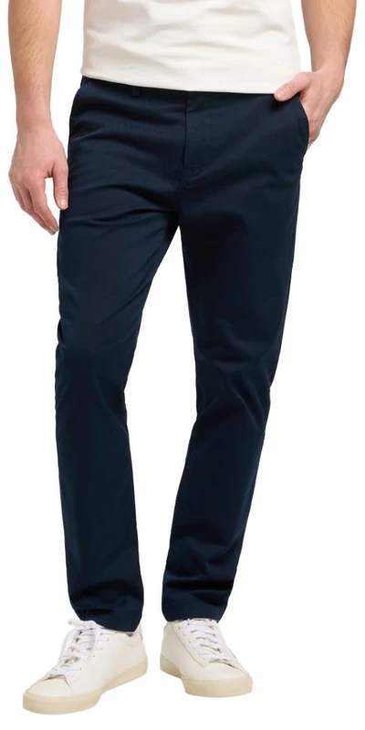 Lee Men's Slim Chino Pants, Rivet Navy, 30 W/32 L - Image 1