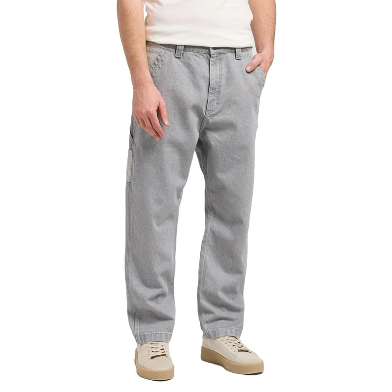 Lee Men's Slouchy Str Carpenter Jeans, Gemini Grey, 34 W/32 L
