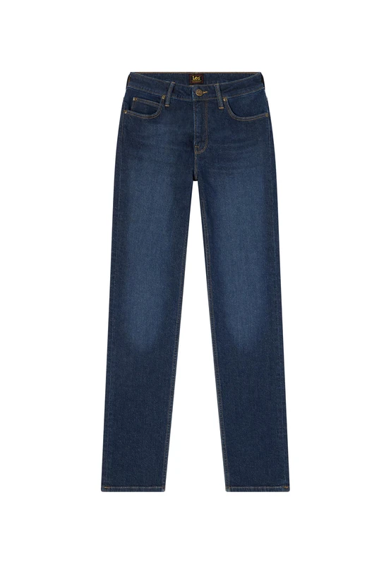 Lee Women's Elly Jeans, Softened Dark, 27W x 31L