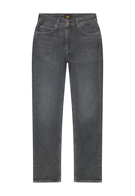Lee Women's Elly Slim Straight Fit Straight Leg Jeans, No Compromise, 30W x 31L