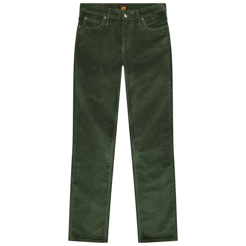 Lee Men's Daren Zip Regular Straight Fit Straight Leg Jeans, Olive Night, 32 W/32 L