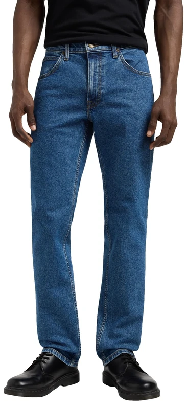 Lee Men's Brooklyn Straight Jeans, Belmont, 32/30