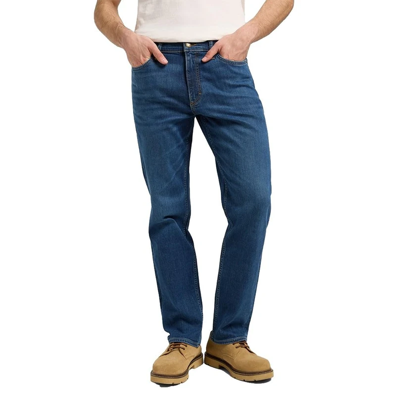 LEE Men's Jeans West, Regular Straight Fit, Straight Leg