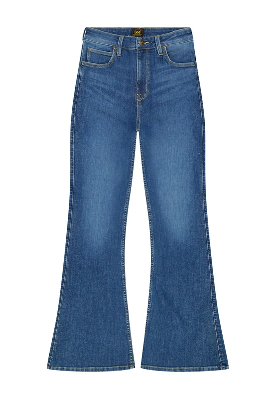 Lee Women's Breese Jeans, Deep Hum, 25W x 31L