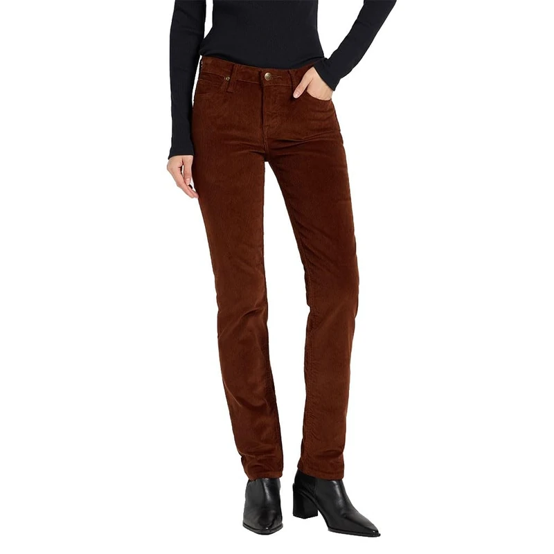 Lee Women's Marion Pants, Luxe Brown, 27W x 31L