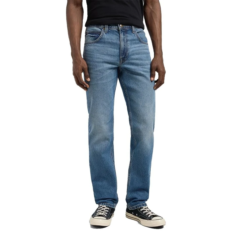 Lee Men's Brooklyn Straight Jeans, True, 34/32