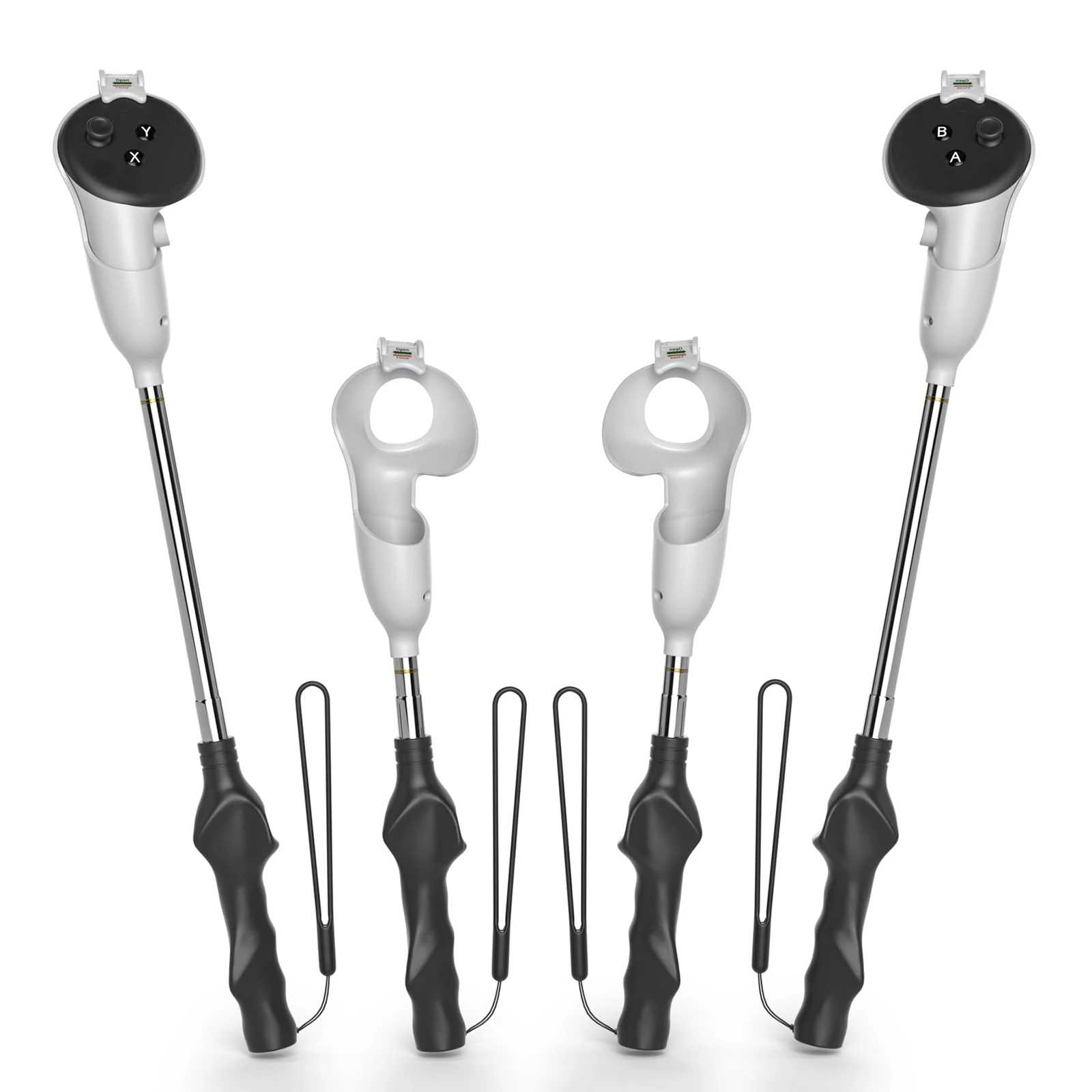 HASALASO Extensible Long Arms for Gorilla Tag VR Accessories for Meta Quest 3S Controller Arm Extender Sticks for Quest 3 Handle Attachments (Quest 3/3S)