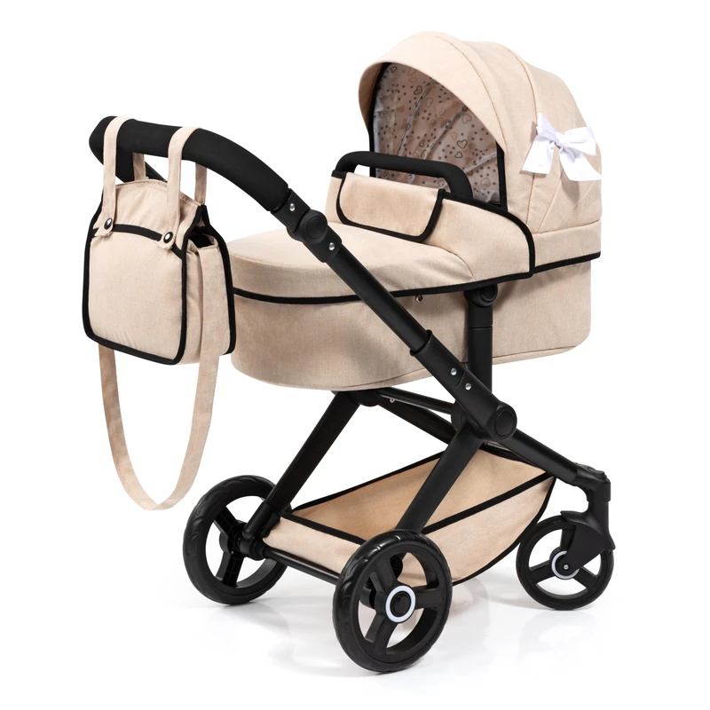 Bayer Baby Dolls Pram XEO Convertible Stroller - Beige