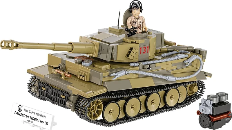 COBI PANZER VI TIGER I no131, 9.8 inches, Grau