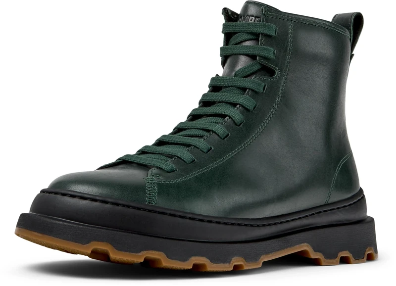Camper Female Brutus+ K400816 Basket Bootie, Dark Green 005, 5