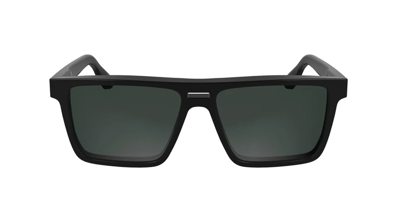 Calvin Klein Men's Sunglasses CK25501S - Black with Solid Grey Lens