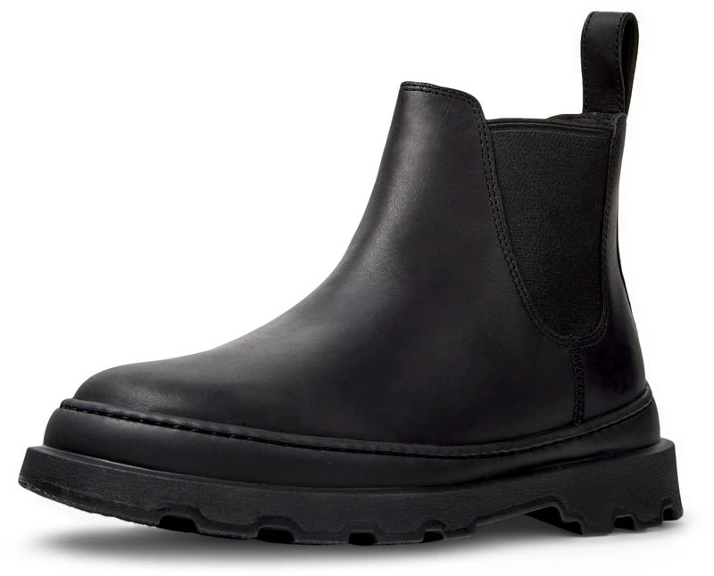 Camper Female Brutus+ K400818 Chelsea Bootie, Black 001, 7