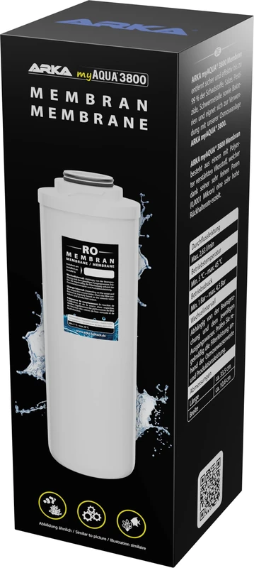 ARKA MB3800 Membrane myAqua 3800 Reverse Osmosis System, Multicoloured