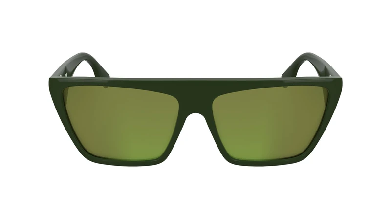 KARL LAGERFELD Unisex Adult Sunglasses KL6186S - Green with Solid Light Green Lens
