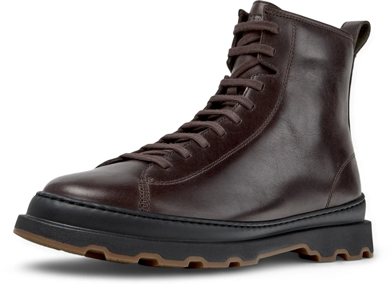 Camper Men Brutus+ K300533 Lace Up Bootie, Dark Brown 002, 11 UK