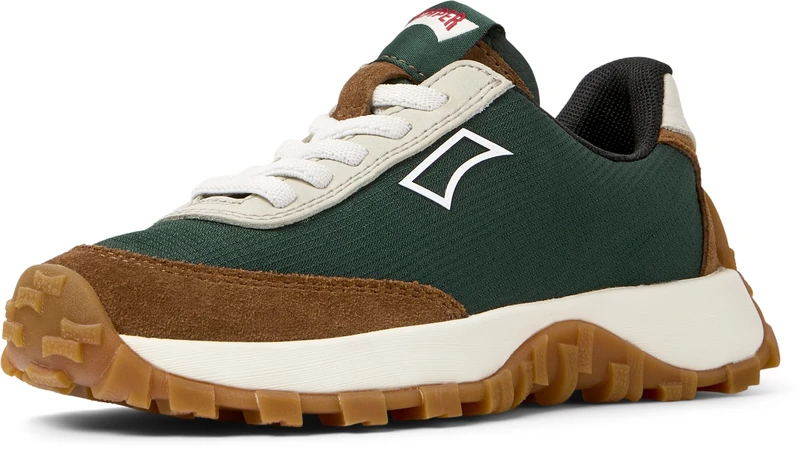 Camper Drift Trail K800548 Trainers, Dark Green 025, 35 EU, Dark Green 025, 2.5 UK Child