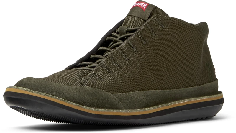 Camper Men Beetle K300453 Basket Bootie, Dark Green 012, 9 UK