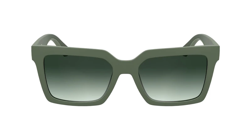 CALVIN KLEIN JEANS Unisex Adult Sunglasses CKJ25602S - Matte Sage with Gradient Green Lens
