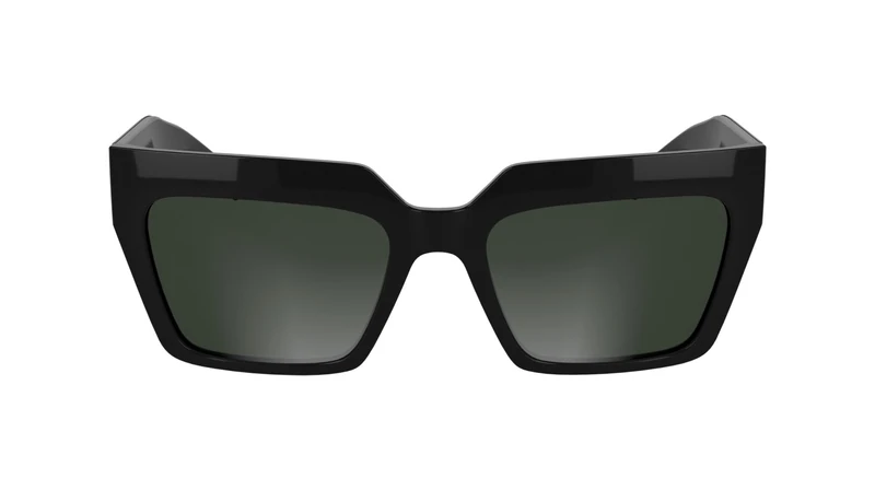 KARL LAGERFELD Women's Sunglasses KL6181S - Black with Solid Smoke Lens