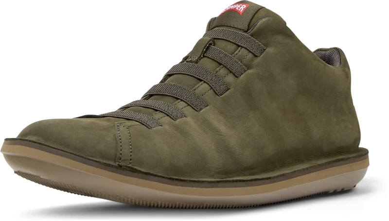 Camper Men Beetle 36678 Basket Bootie, Dark Green 087, 11 UK