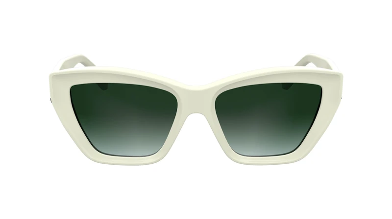 KARL LAGERFELD Women's Sunglasses KL6179S - White with Gradient Green Lens
