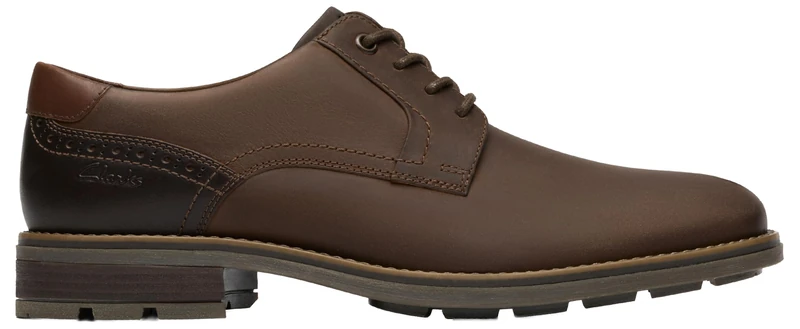 Clarks Emmet Plain Mens Beeswax Leather, 6