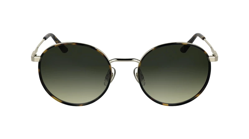 Calvin Klein Unisex Adult Sunglasses CK25101S - Dark Havana with Gradient Khaki Lens