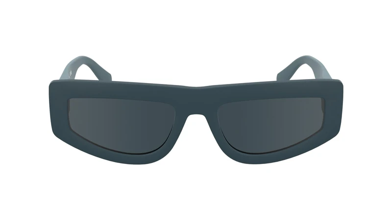 CALVIN KLEIN JEANS Unisex Adult Sunglasses CKJ25607S - Avio with Solid Black Lens