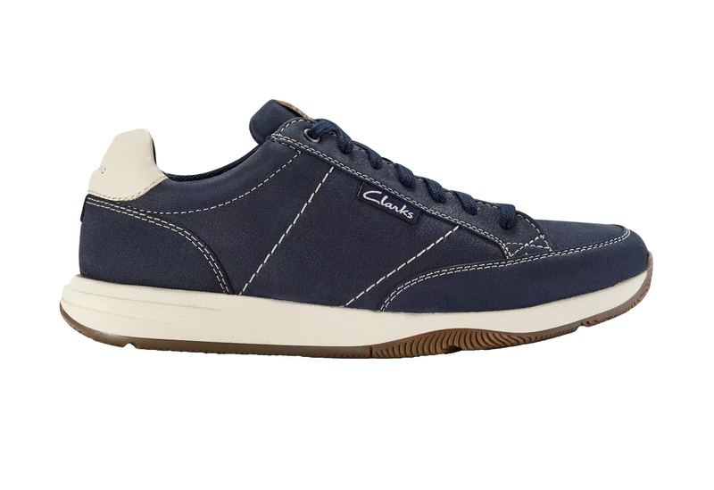 Clarks Townview Lace Mens Navy Nubuck, 8