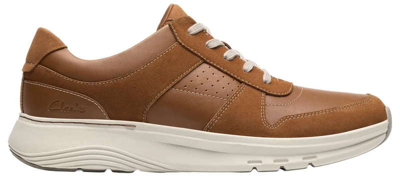 Clarks Motion Trek Go Mens Tan Combi, 9
